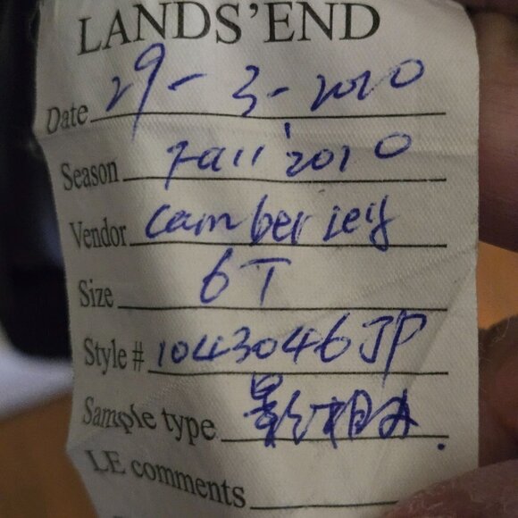 Lands' End Unique Gray Wool Blend Secretary Chic Midi Dress Size 6T - Picture 9 of 9